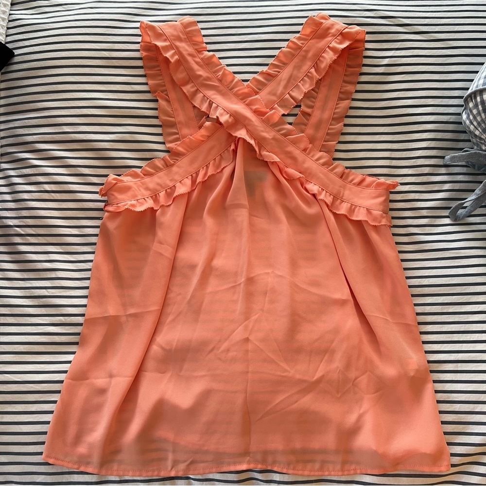 JCrew Blouse, Size 4 in lovely peach color 🍑